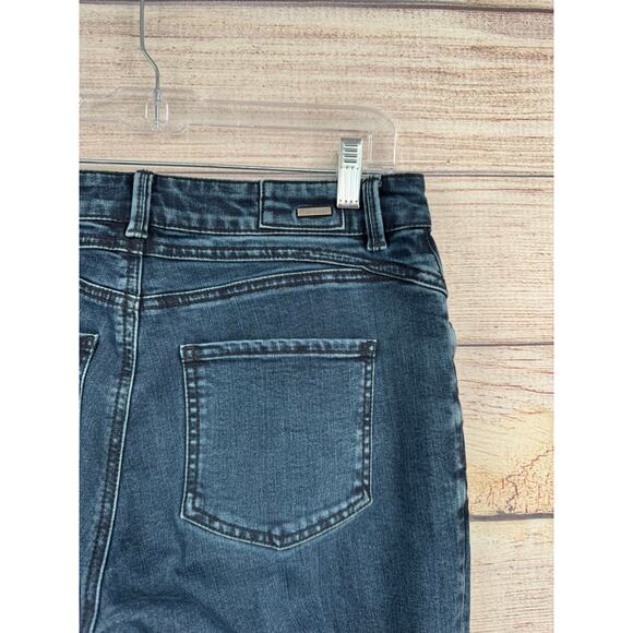 prAna Buxton Slim Boyrfriend Jeans Womens 4/27 Blue Dark Wash Denim - Picture 5 of 10
